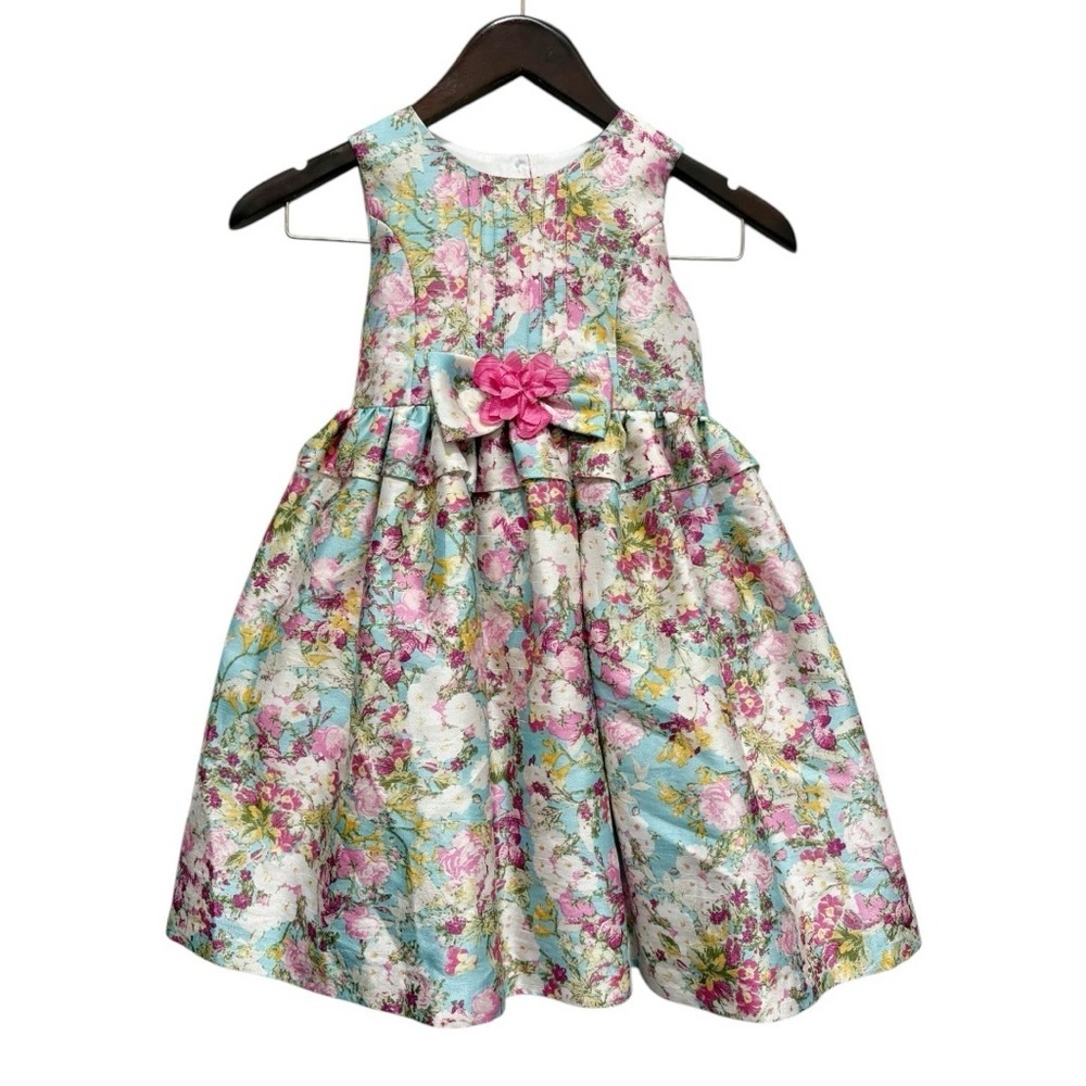 Pippa & Julie Sleeveless Floral Print Dress Size 6